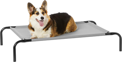 Cooling Breathable Elevated Pet Bed with Metal Frame 