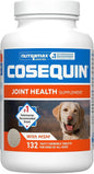 Nutramax Cosequin Joint Health Supplement for Dogs - Delicious Chewable Tablets, 132 Count for Optimal Joint Support