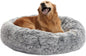Calming Fluffy Donut Dog Bed 