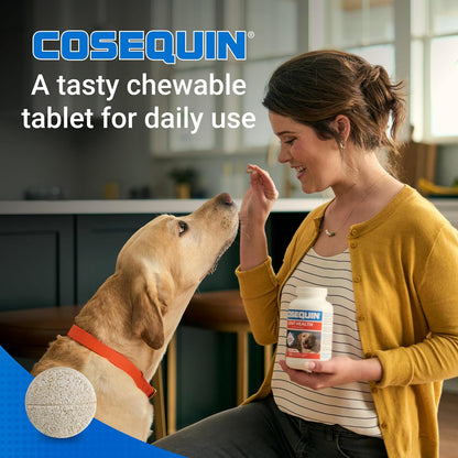 Nutramax Cosequin Joint Health Supplement for Dogs - Delicious Chewable Tablets, 132 Count for Optimal Joint Support