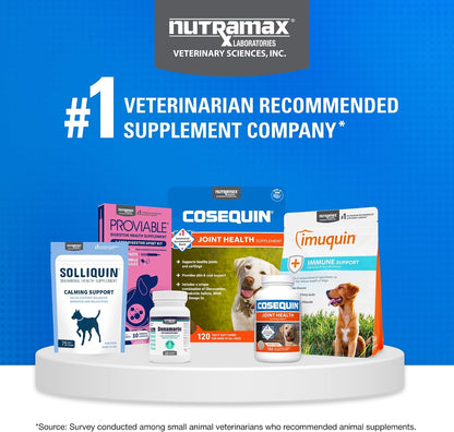 Nutramax Cosequin Joint Health Supplement for Dogs - Delicious Chewable Tablets, 132 Count for Optimal Joint Support