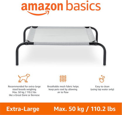 Cooling Breathable Elevated Pet Bed with Metal Frame 